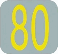 最高限速 80